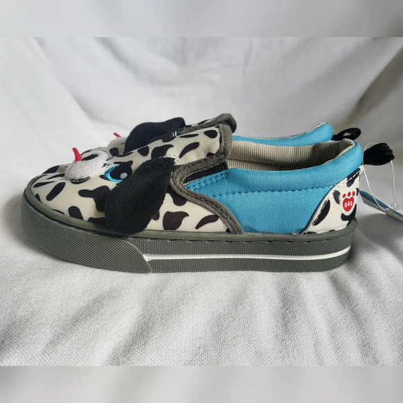 NWT Build-A-Bear Workshop Dalmatian Embroidered Puppy Slip-On Shoes‎ Size 11 - Picture 4 of 11